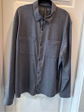 Lululemon Gray Button-Up Overshirt Jacket – Men’s XL